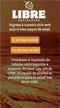 Mobile Screenshot of cervecerialibre.com