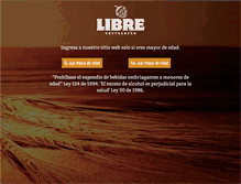 Tablet Screenshot of cervecerialibre.com